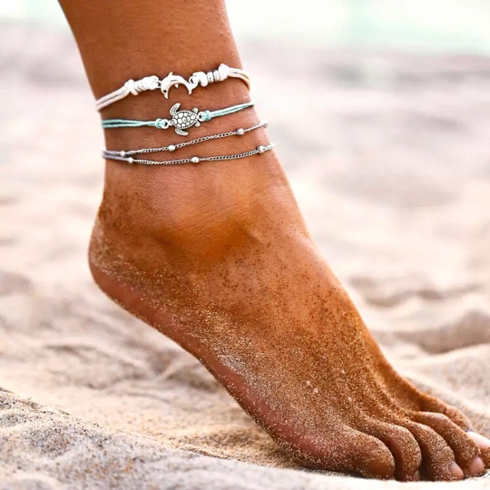 “Saltwater Life” SeaTurtle/Dolphin Anklet/Bracelet - Picture 9 of 9